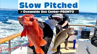 Slow Pitch Jigging Windy Challenging Drops 4/19/25 on the Pronto out of Oceanside Sea Center 3/4 Day
