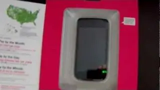 Распаковка Samsung Exhibit 2 4G T-Mobile (2012) (самый дешевый тариф для смартфонов!)