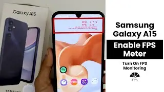 Enable Fps Meter In Any Samsung A15 | Turn On Fps Monitoring