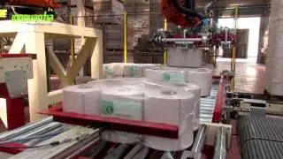 Soluci&oacute;n Robotizada Apilado Rollos Papel