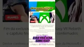 Final Fantasy 7 remake parte 2 e 3 em breve no Xbox