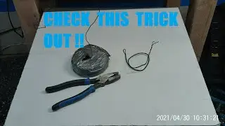 ЛУЧШИЙ и самый прочный трюк с проволокой для завязывания галстука!!!