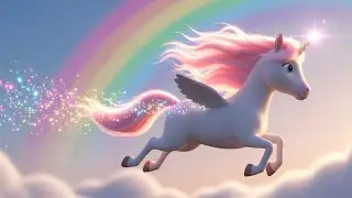 Волшебная поездка маленького единорога за радугой 🦄🌈✨ | Мультфильм для детей и сказочное приключение