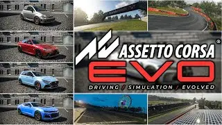 Assetto Corsa EVO Early Access - First Release 20 CARS & 5 TRACKS 🔥