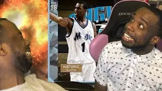 DIAMOND TRACY McGrady DEBUT! THE LAZY EYE! NBA 2k16 MyTeam Gameplay
