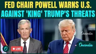 Trump vs Fed Chair LIVE: Powell WARNS Trump DOJ Probe Could SHATTER Federal Reserve Independence