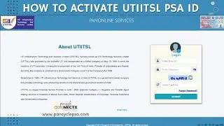 How to Activate UTIITSL PSA ID in Pan Cycle Connectx | Full Process Step-by-Step
