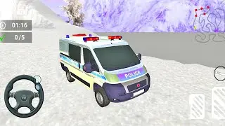 Offroad Police White Van - Driving Challenge | Van Games | Racing Games to play