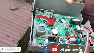 Daikin inverter AC outdoor not start.outdoor not start problem solved. Ac repair video.