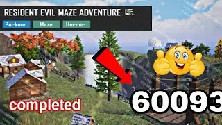 BGMI WOW PARKOUR CODE 60093 || RESIDENT EVIL MAZE | HARD PARKOUR COMPLETED 2026