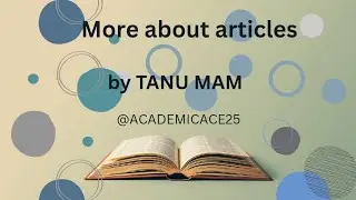 Position of Articles ( Article   part 2)💡👩🏻&zwj;🏫☺️🤗