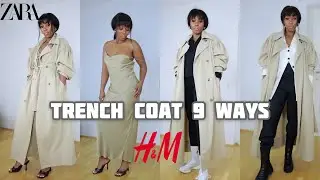STYLING H&M TRENCH COAT - 9 DIFFERENT OUTFITS STYLED WITH ZARA & H&M I Sophia  Ebrahim
