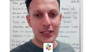 قسمت دوم ایمیل 🇩🇪لغو نمودن نوبت دکتر سطح B1 شروع نامه نویسی📝🇩🇪