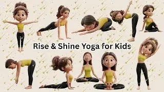 Rise & Shine Yoga for Kids | Easy Morning Yoga Routine | Fun Kids Yoga at Home
