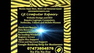 Cjt Computerrepairs Promo 2015 Weston super mare, Worle, wsm, Bristol and Somerset