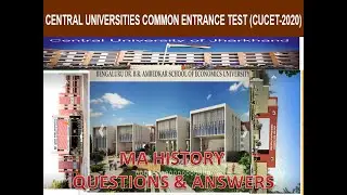 CUCET MA HISTORY ENTRANCE TEST {DU, JNU, AMU, AU, BHU FOR COMPETITION}