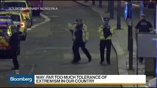 U.K. PM Theresa May Ramps Up Terror Rhetoric