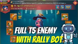 He played Full T5  with BOT Fillers but 44 Blue Account sniped him the whole Baron - Lords Mobile