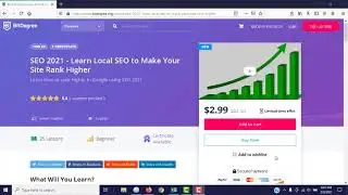 Free Search Engine Optimization Course on BitDegree for the First 1000 Sign Ups