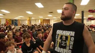 Lutte a Mortagne Shawn Adams vs Max Levesque