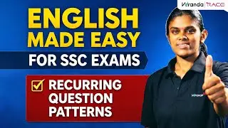 Recurring Question Patterns From English | English For SSC Exams | Veranda Race #ssc #english