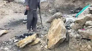 Hard working hard rock broke #rock #broken #hard #stone #hardwork #mountains #nature #youtube 
