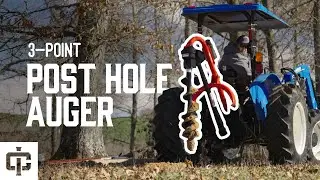 3-Point Post Hole Auger | IronCraft Attachments