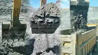 The Process Of Mining And Transporting Rare Earth Ores P245 #excavator #mining