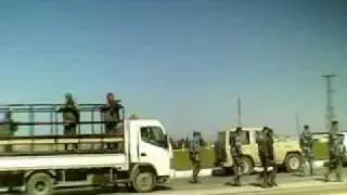 دخول الشبيحة  الجيش الاسدي الى مدينة اعزاز.flv