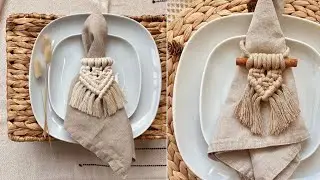TUTORIAL SERVILLETEROS EN MACRAME
