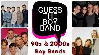 90s and 2000s BOYBANDS and GROUPS Quiz | Name the Boy Bands Challenge | Boyband Songs Trivia