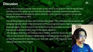 PROJECT 1: SET B CSF3023 (LOCALITY OF DIFFERENT PROGRAMS)