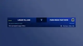 RND 11 - Capital League 3 Logan Village Falcons V.S Park Ridge Panthers