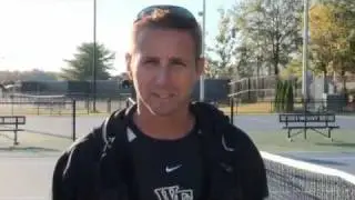 Message from Wake Forest men's tennis coach Tony Bresky