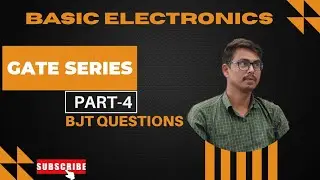Basic Electronics GATE series Part 4 BJT Questions #gateelectronics 