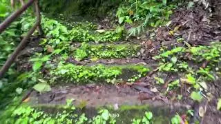 Visiting Natural hot spring in Jagat, Lamjung, Nepal.