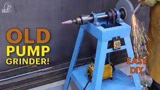 DIY HomeMade Bench Grinder from Old Water Pump | Simple and Easy