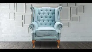 Luxurious High Back Wing Chair Manufacturing Process Step by Step