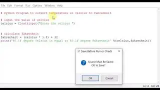 Python Program to convert temperature in Celsius to Fahrenheit