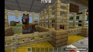 Visite de mon centre équestre minecraft