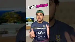 STRIKE ROTATION DONE RIGHT ✅😍| #cricketshorts #battingtips #crickettips #akshatmishra