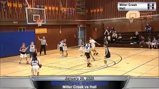 6th Grade Boys Basketball Miller Creek vs Hall