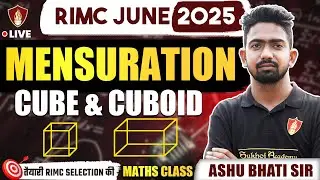 RIMC Mensuration Cube and Cuboid | Maths | Best RIMC Online Coaching Math Class