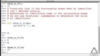 Unit 06 Video 3: Scope: Global Variables