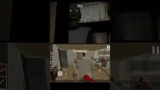 How granny see and How player see 😱👀#granny #casper #slendrina #slenderman