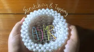 ASMR lofi-Scratching and Tapping-Clear (of) Stuff-No talking