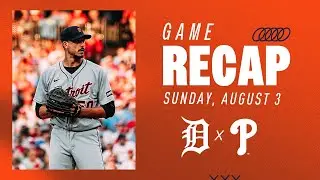 Tigers vs Phillies Highlights | 8/3/25