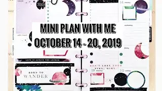 Mini Plan With Me October 14-20, 2019