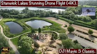 Stanwick Lakes & The Nene Way | Tranquil Drone Journey 4K | DJI Mavic 3 Classic