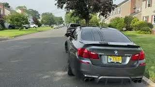 F10 BMW 535i stock to stage 2+ exhaust compilation